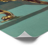 恐竜の友人I低眉ゴシックファンタジープリント ポスター (角)