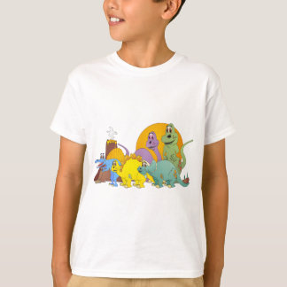 恐竜の友達5人 Tシャツ