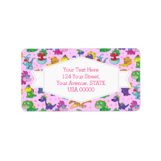 恐竜の可愛さかわいいExvasanza ラベル