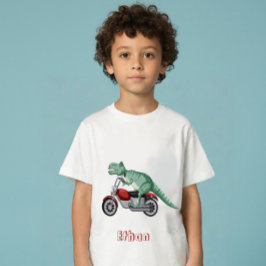 恐竜の名前入りカスタマイズ ベビーTシャツ