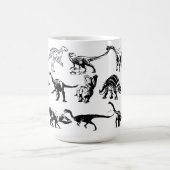 恐竜の名前 コーヒーマグカップ (中央)