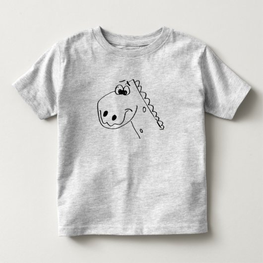 恐竜の名前 トドラーTシャツ (正面)
