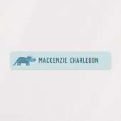 恐竜の名前 ラベル (デザイン1)