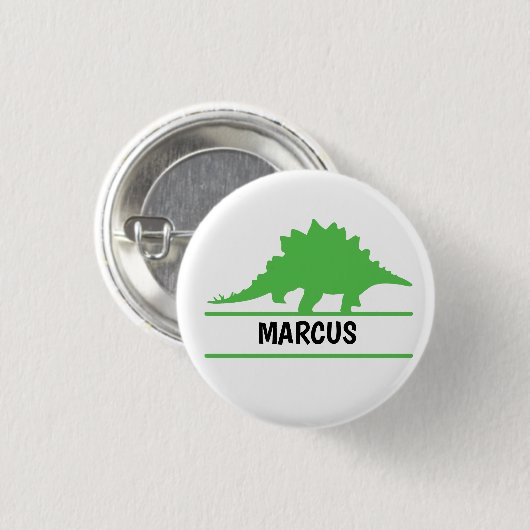 恐竜の名前 缶バッジ (正面&裏面)