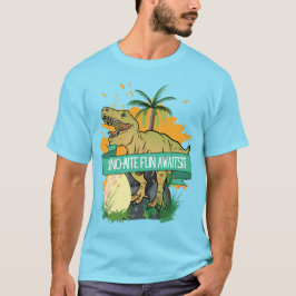 恐竜の名言 カートゥーン Tシャツ