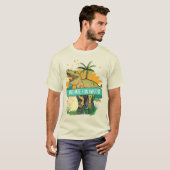 恐竜の名言 カートゥーン Tシャツ (正面フル)