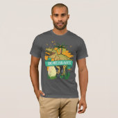 恐竜の名言 カートゥーン Tシャツ (正面フル)