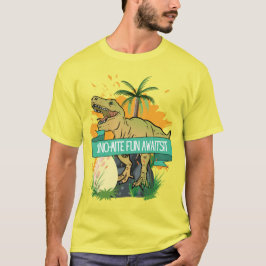 恐竜の名言 カートゥーン Tシャツ