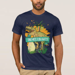 恐竜の名言 カートゥーン Tシャツ