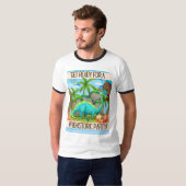 恐竜の名言 カートゥーン Tシャツ (正面フル)