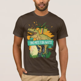 恐竜の名言 カートゥーン Tシャツ
