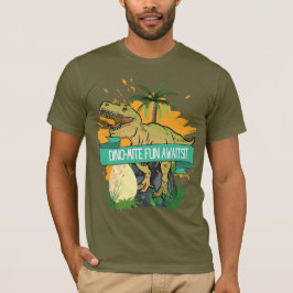 恐竜の名言 カートゥーン Tシャツ