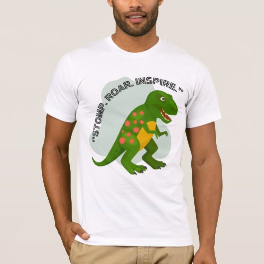 「恐竜の名言」 Tシャツ (正面)