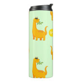 恐竜の喜び：子供の明るいパターン。 タンブラー (回転左)
