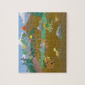 恐竜の土地! ジグソーパズル (縦)