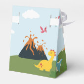 恐竜の土地/ディノの土地の誕生日パーティー フェイバーボックス (裏面サイド)