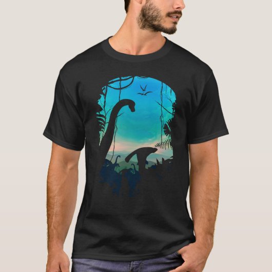 恐竜の土地 Tシャツ (正面)