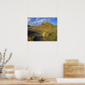 恐竜の地方公園のバッドランの構造 ポスター (キッチン)