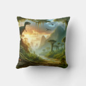 恐竜の夜明け：中生代楽園 クッション (裏面)