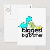 恐竜の大きな兄 ポストカード (正面/裏面)