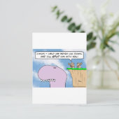 恐竜の大黒人分割 ポストカード (スタンド正面)