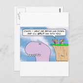 恐竜の大黒人分割 ポストカード (正面/裏面)