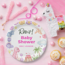 恐竜の女の子の赤ちゃんシャワー