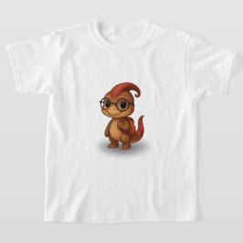恐竜の女の子カムリのバックトゥスクールTシャツ Tシャツ