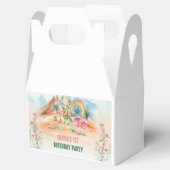 恐竜の女の子1st誕生日パーティー フェイバーボックス (オープン)