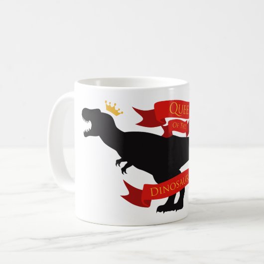 恐竜の女王 コーヒーマグカップ (正面左)