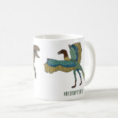 恐竜の好みのマグ コーヒーマグカップ (正面右)