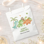 恐竜の好意バッグボーイ誕生日トレックストリケラトプス フェイバーバッグ (クリップ留めされた状態)