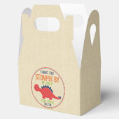 恐竜の好意ボックス – 恐竜パーティーの好意 フェイバーボックス (オープン)