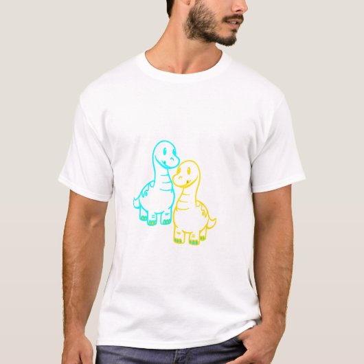 恐竜の子たち Tシャツ (正面)
