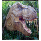 恐竜の子供のシャワーカーテン シャワーカーテン (正面)