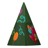 恐竜の子供のパーティー食器 パーティーハット (裏面)