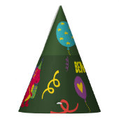 恐竜の子供のパーティー食器 パーティーハット (左)