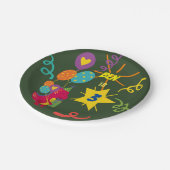 恐竜の子供のパーティー食器 ペーパープレート (アングル)