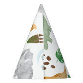 恐竜の子供の誕生日パーティーハット パーティーハット (裏面)