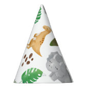 恐竜の子供の誕生日パーティーハット パーティーハット (右)