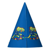 恐竜の子供パジャマパーティー パーティーハット (裏面)