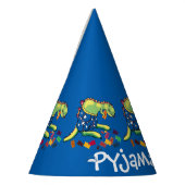 恐竜の子供パジャマパーティー パーティーハット (左)