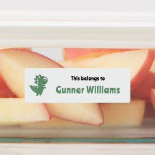 恐竜の学校の名前ラベル ラベル