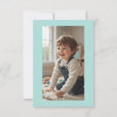 恐竜の学校バレンタインフォト サンキューカード (裏面)