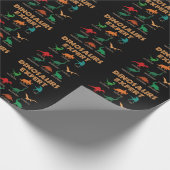 恐竜の専門家、男の子、女の子、ディノTレックス、スピノサウルス ラッピングペーパー (角)