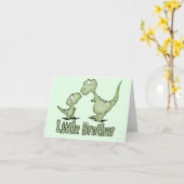 恐竜の小さな弟のカー空白のド カード (黄色い花)