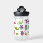 恐竜の少年たちは名前を永久保存 ウォーターボトル (正面)