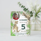 恐竜の少年の誕生日パーティーの写真 (スタンド正面)