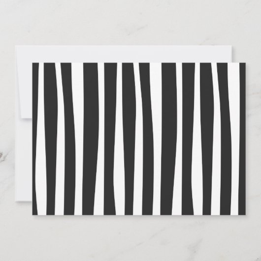 恐竜の少年の誕生日パーティーの写真 招待状 (裏面)