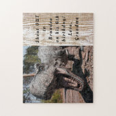 恐竜の少年の誕生日プレゼントTylnosaurus ジグソーパズル (縦)